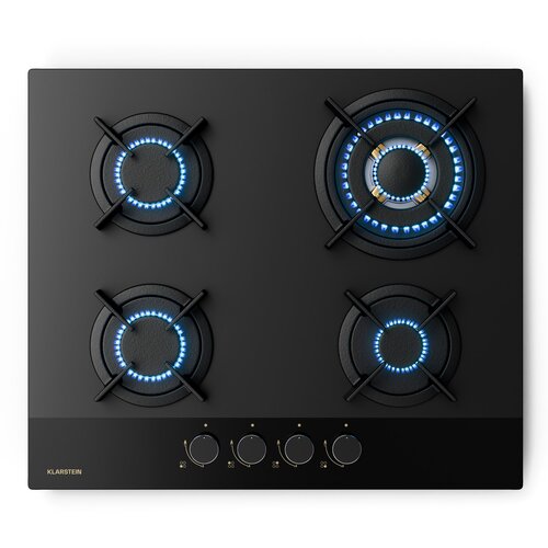 Klarstein Goldflame Nano plinska ploča za kuhanje | 4 mjedena plamenika | Nano premaz | LPG/prirodni plin Cijene