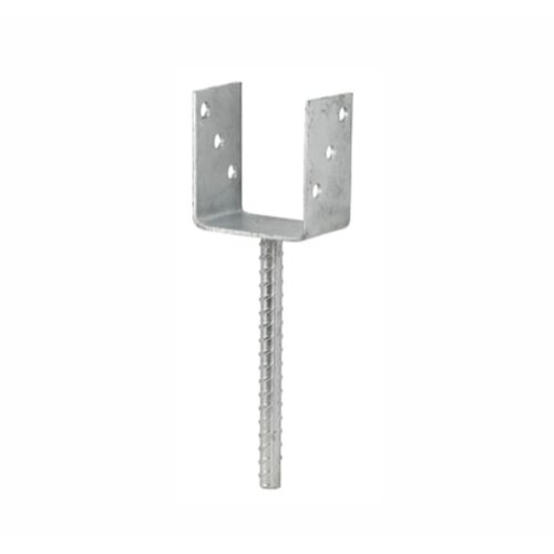 X podpornik za steber s sidrom u (141 x 60 mm, jeklen, ognjeno pocinkan) Slike