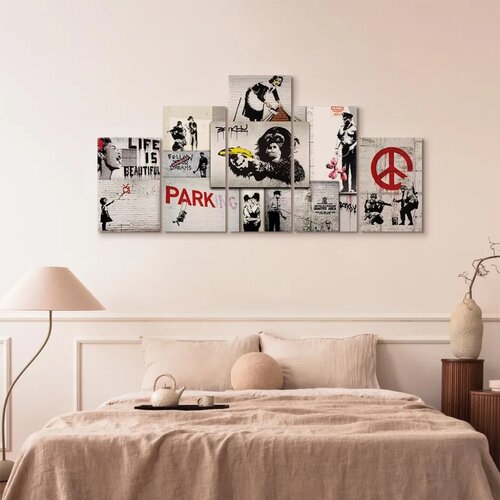  Slika - Street Crimes: Banksy Art 225x112.5 Standard Slike