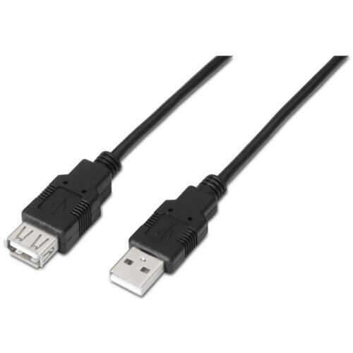 AISENS Kabel USB 2.0 tipo a m-a h negro 1,8m, (21090913) Cene