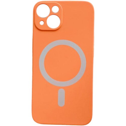 Silikonska futrola magnetic za iphone 15, narandžasta Slike