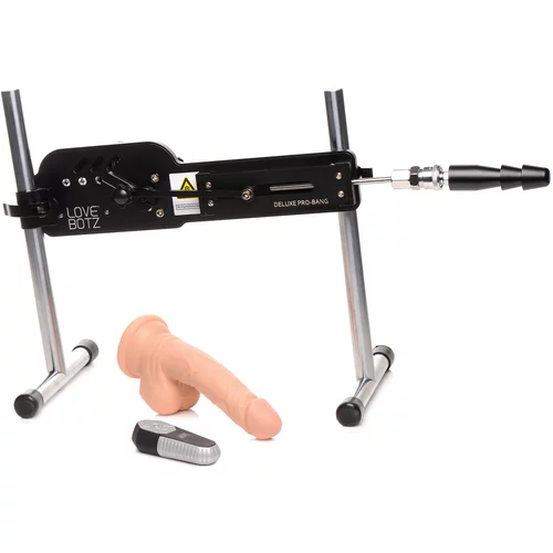 Lovebotz deluxe pro-bang sex machine with remote control