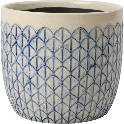 Burgon &amp;amp; Ball Lonec za sobne rastline &amp;quot;Collector&amp;quot; - Cr&amp;egrave;me Geo - ⌀ 18 x 18 cm Slike
