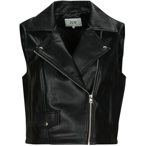 JDY Usnjene jakne & Sintetične jakne NEWETTA FAUX LEATHER WAISTC. OTW SIE Črna Cene
