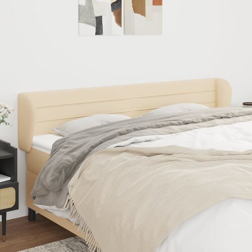 vidaXL Vzglavje z ušesi krem 203x23x78/88 cm blago Cene