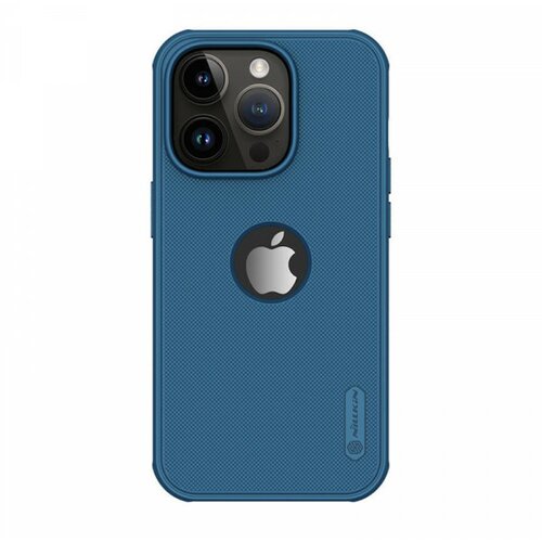 Nillkin futrola super frost pro za iphone 14 pro (6.1) plava (logo cut) Slike