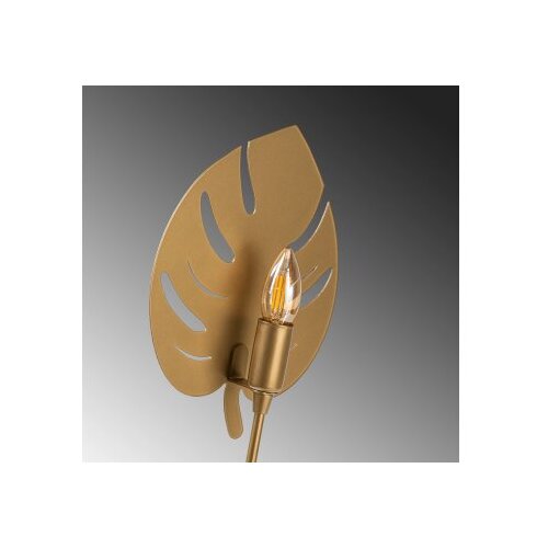 Opviq Stona lampa Leaf-15325, Zlatno-crna Cene