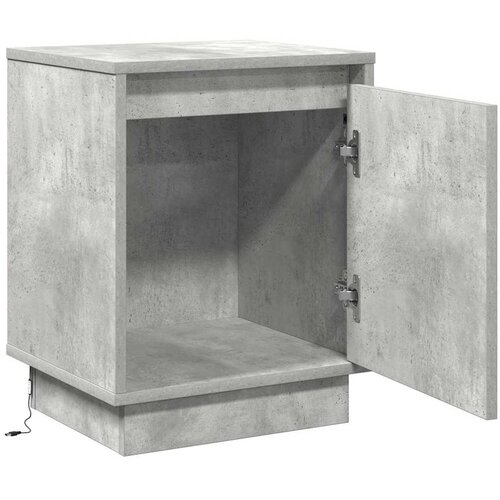  Noćni ormar Betonski sivi 39 x 34,5 x 50 cm Konstruirano drvo Slike