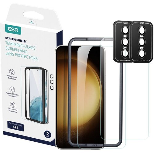  ESR KOMPLET ZA&Scaron;TITNIKA OD KALJENOG STAKLA ZA EKRAN I KAMERE 2 KOM ZA SAMSUNG GALAXY S23 CLEAR Cijene