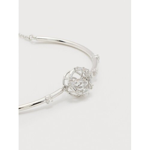 Swarovski Zapestnica srebrna / transparentna Slike