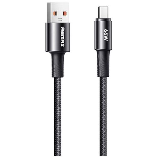 Remax DATA kabl BRAIDED USB na TIP C CB25 66W 1.2m, crni Slike