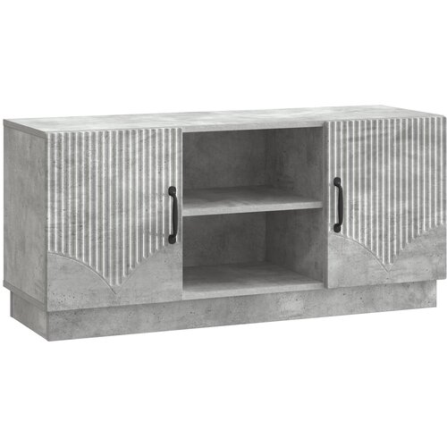 TV ormar Betonska siva 102 x 34,5 x 47 cm Konstruirano drvo Cene
