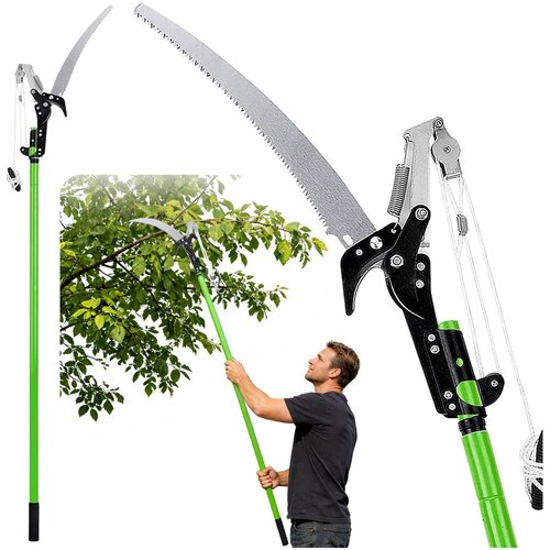 LEAN 26611 teleskopske &scaron;karje za veje s žago 2u1, 125&ndash;240 cm Cene