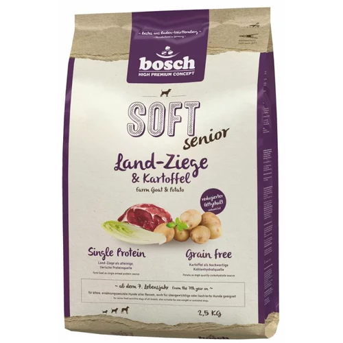 Bosch Soft Senior koza & krompir - Varčno pakiranje: 3 x 2,5 kg