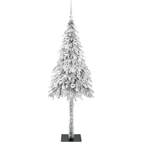 VidaXL Božićno drvce s 300 LED svjetlima Bijelo 180 cm PE i čelik Slike