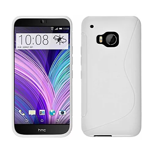  Gumijasti / gel etui S-Line za HTC One M9 - beli