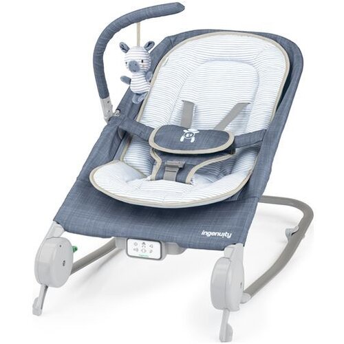 Kids II ingenuity lezaljka happy belly chambray 0-6m ( masazno sediste) ( SKU16854 ) Cene