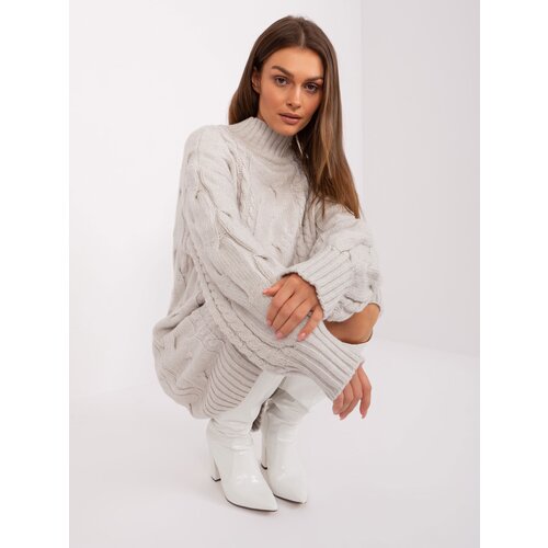 Wool Fashion Italia Sweater-AT-SW-2367-1.35P-light beige Cene