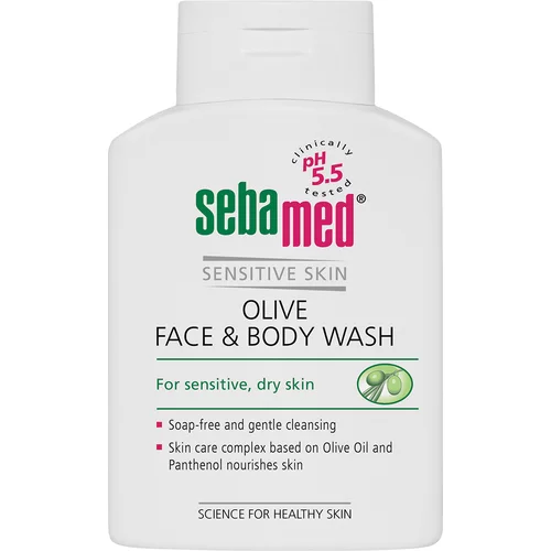  Sebamed, gel za umivanje obraza in telesa z olivnim oljem