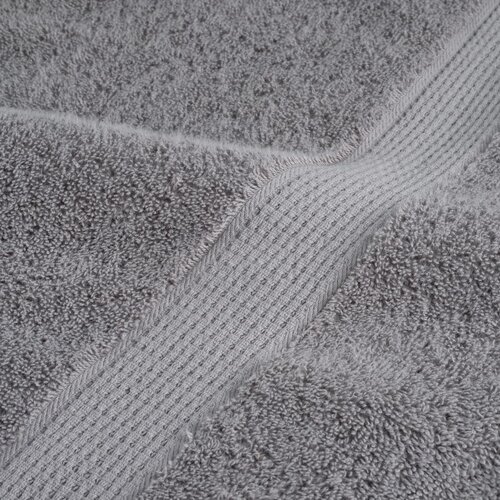  Ručnici SOLUND 2 kom sivi 100 x 200 cm 600 gsm Slike