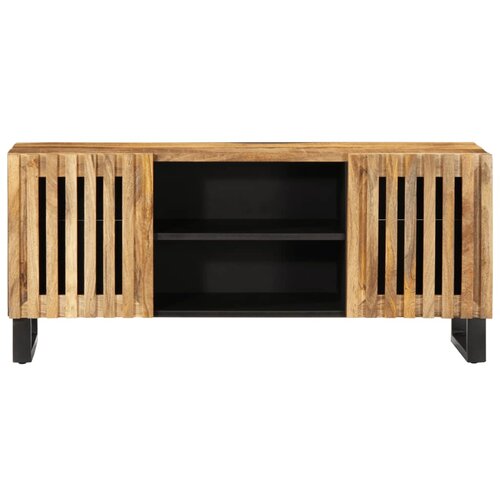 Maison Chic TV omarica - TV stojalo - Televizijska omarica 105x34x46 cm trden robusten mangov les, (21698757) Slike