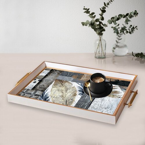 Aberto Design Poslužavnik TPB9890 50 x 29 x 3.5 cm, Šareni Cene