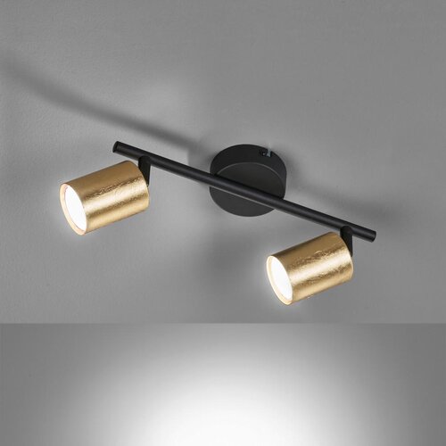 Honsel Moderne plafondlamp goud incl. LED 2-lichts - Mark Cene