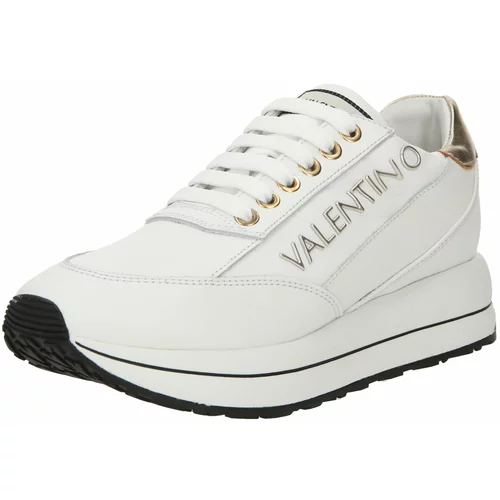 Valentino Shoes Niske tenisice zlatna / bijela
