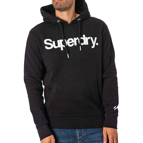 Superdry Majica črna / bela