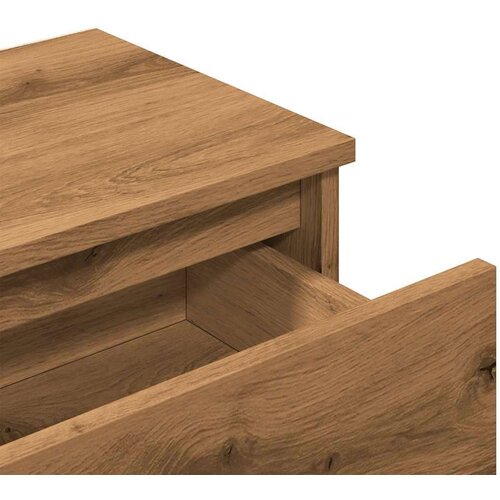VidaXL Noćni ormarić Artisan hrast 40x30x39 cm izrađeno drvo Slike