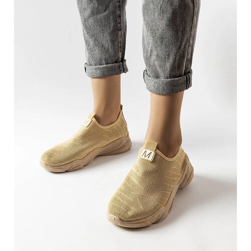 Gemre Dark beige fabric women's sneakers Aaron Cijene
