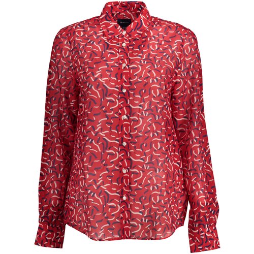 Gant WOMEN&amp;amp;#39;S LONG SLEEVE SHIRT RED Slike