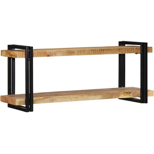 vidaXL Zidna polica 110x33x45 cm Puno grubo drvo Mango Cene