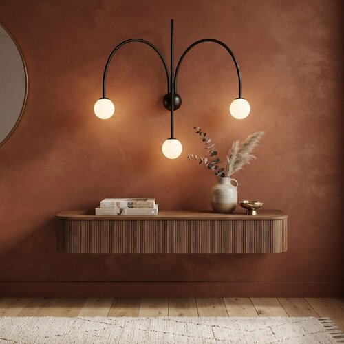 Opviq zidna lampa Vault 20950, 3 × G9, crna Cene