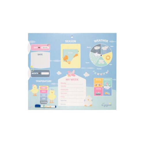 Grupo Erik Editores S. L. Zidni planer My First Calendar, Eggie Slike