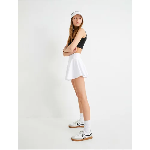 Koton High Waist Tennis Skirt With Shorts