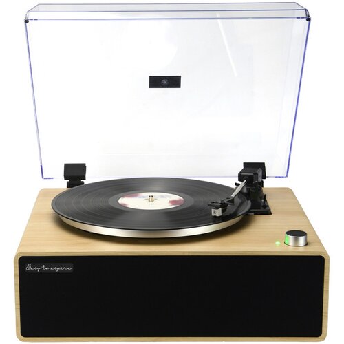 PRIXTON Gramofon Symphony s Stereo Zvočniki 22 W RMS, dvosmerni Bluetooth 5.4, kartrid Audio-Technica AT3600L, 3 hitrosti, AUX-IN in RCA, (5000489651) Cene