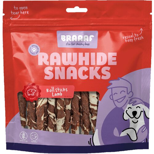  Braaaf Rollsticks janjetina s bakalarom - 25 komada Slike