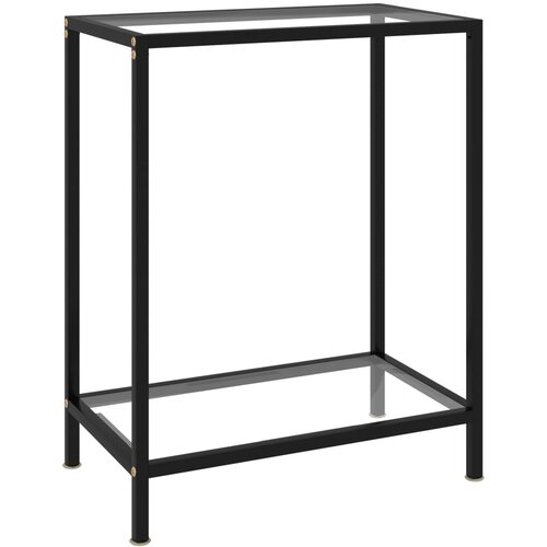  Konzolni stol prozirni 60 x 35 x 75 cm od kaljenog stakla Cene