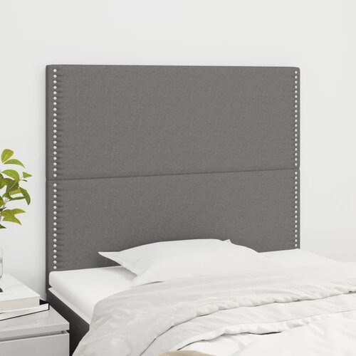  Uzglavlje tamno sivo 100x5x118/128 cm tkanina Cijene