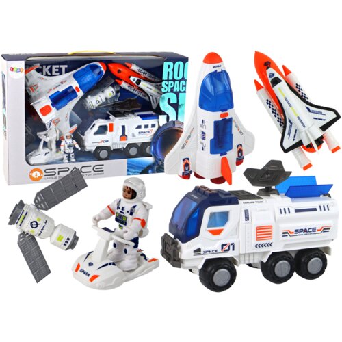  Set Space Mission Rocket Space Ships Space Vehicles 7 pieces Cene