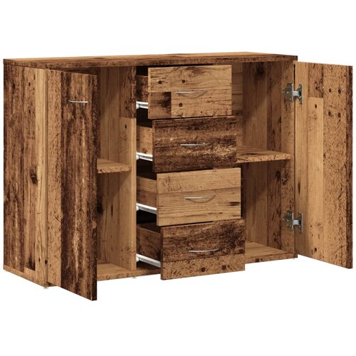  Komoda boja starog drva 88x30x64 cm od konstruiranog drva Slike