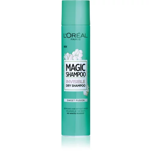 L´Oréal Paris Magic Shampoo Sweet Fusion suhi šampon za volumen kose koji neostavlja bijele tragove 200 ml
