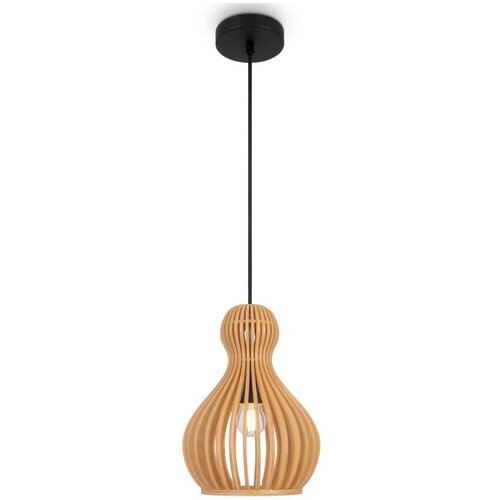 MAYTONI MOD192PL-01W - Luster na sajli ROOTS 1xE27/40W/230V prečnik 20 cm bež Slike