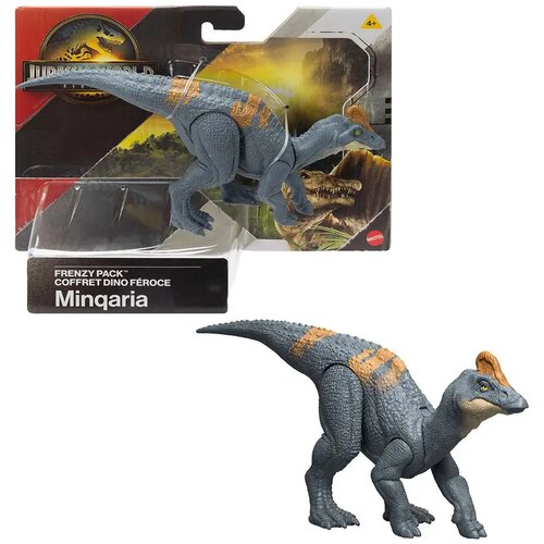 Mattel Jurassic World: Frenzy pack Minqaria figura dinosaura - Slike