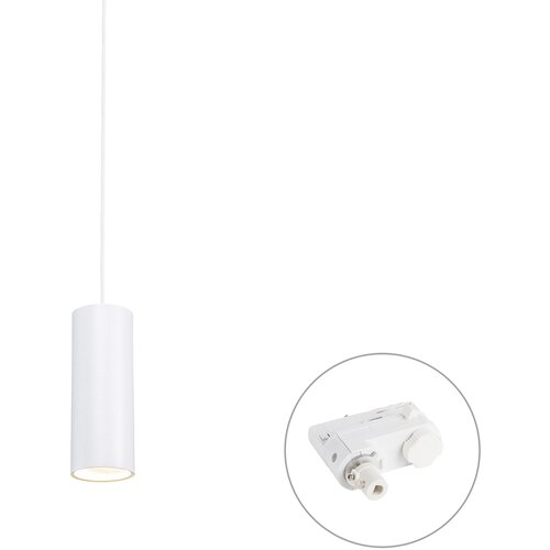 QAZQA Professional Design hanglamp wit incl. rail adapter 3-fase - 3-Phase Tubo Cene