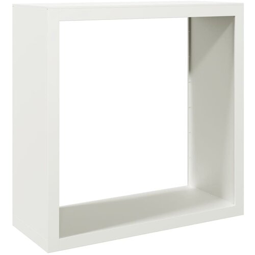 vidaXL stojalo za drva belo 100x40x100 cm jeklo, (21746681) Cene