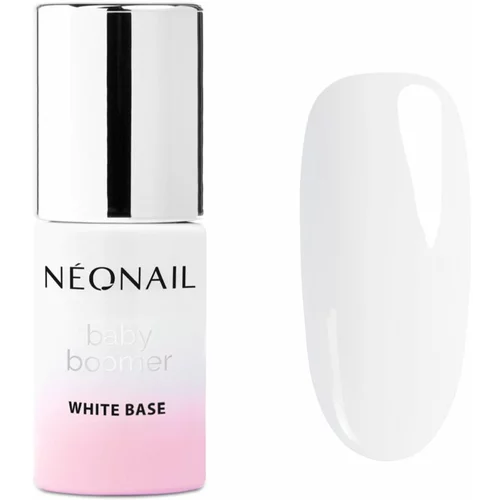 NeoNail Baby Boomer Base bazni lak za gel nokte nijansa White 7,2 ml