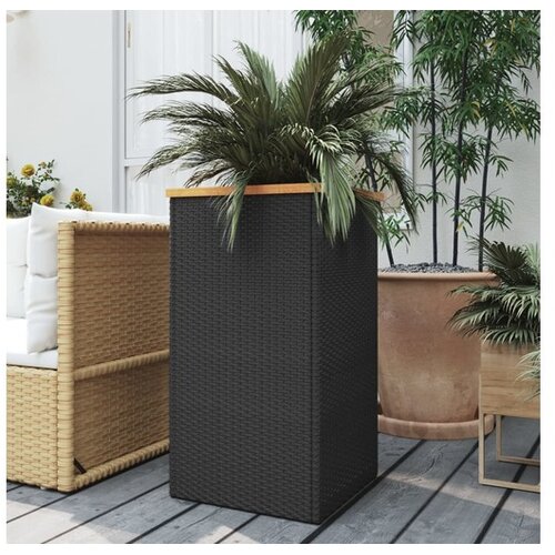  Sadilica crna 40 x 40 x 80 cm od poliratana Cene