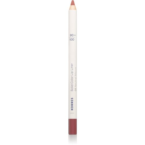 Korres Solid Color Lip Liner olovka za konturiranje usana nijansa 01 Neutral Mauve 1.2 g Slike
